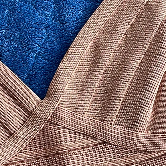 Herve Leger Signature Bandage "Scarlett" Sleeveless Dress - Tamarind - Picture 7 of 12